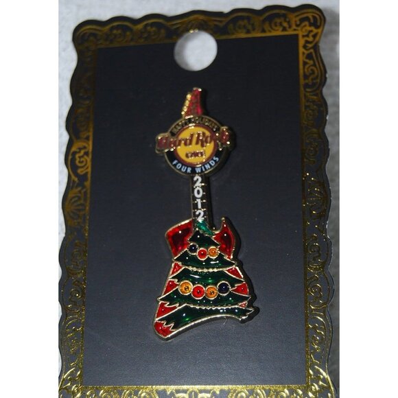 Hard Rock Cafe 2012 Four Winds Michigan Guitar Christmas Tree Ltd Ed Collector P - Picture 2 of 2